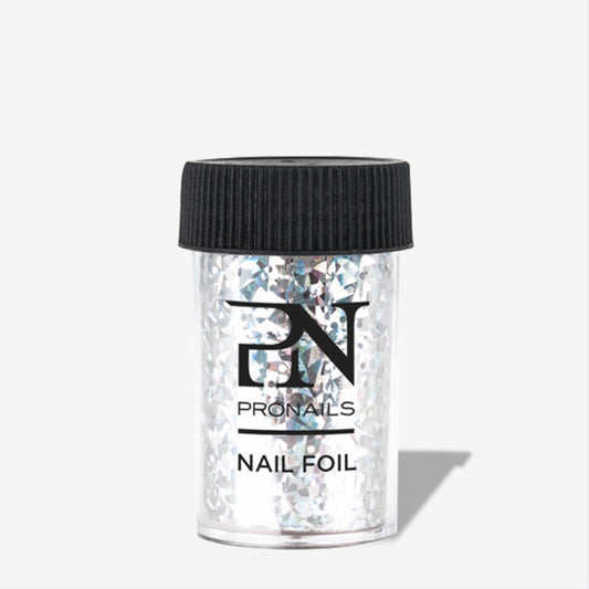 Nail Foil Scattered Silver 1.5 m