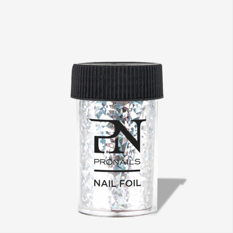 Nail Foil Scattered Silver 1.5 m