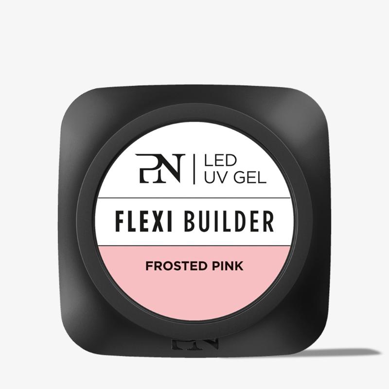 FLEXI BUILDER FROSTED PINK LED/UV GEL 15 ML